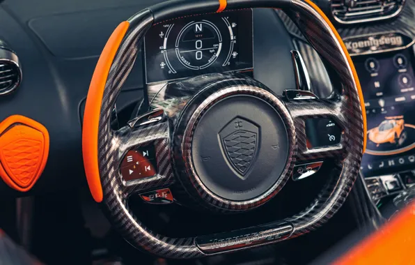 Картинка Koenigsegg, steering wheel, Jesko, Koenigsegg Jesko