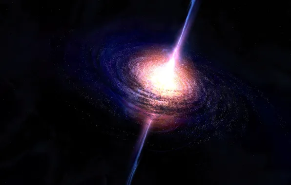 Space, stars, galaxy, quasar, black hole