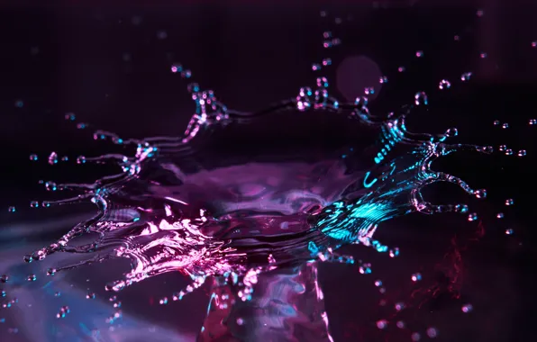 Вода, брызги, всплеск, water drops, splash, martin brechtl
