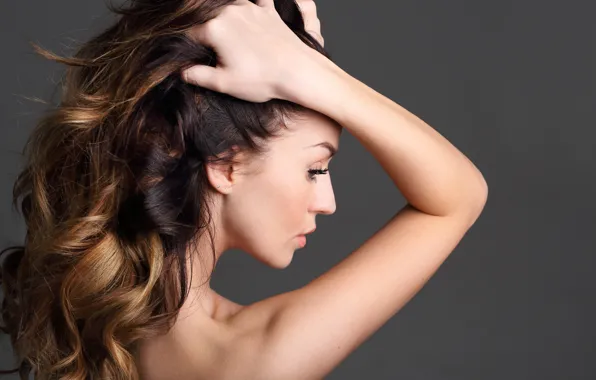 Картинка woman, nude, hair, back