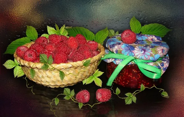 Картинка малина, ягода, натюрморт, обои на рабочий стол, авторское фото Елена Аникина, варенье из малины