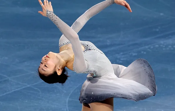 Girl, Yuna, Kim, Skating, Corea, figuere