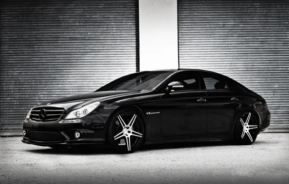 Черный, Mercedes-Benz, C219, мерседес, AMG, Black, CLS-Class