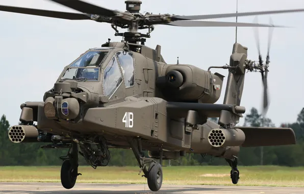 Картинка вертолёт, Apache, ударный, AH-64, основной, «Апач»