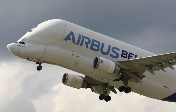 Картинка самолёт, Airbus Beluga, Airbus A-300-605ST Beluga