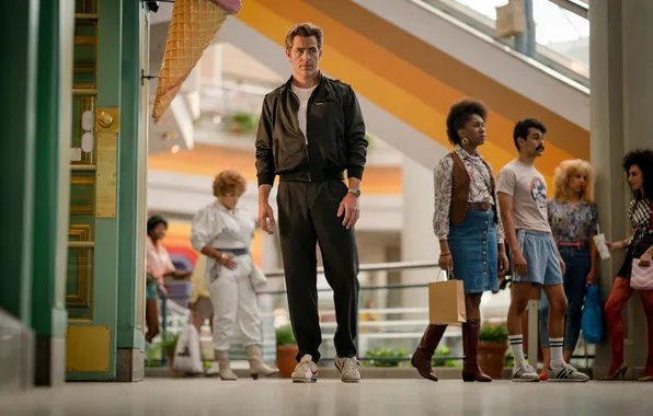 Фильм, кадр, Крис Пайн, комикс, Chris Pine, DC Comics, Wonder Woman 1984, Чудо-женщина: 1984