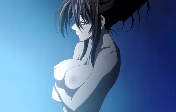 Girl, sexy, erect nipples, long hair, nipples, boobs, sexy girl, anime