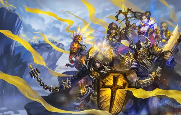 Diablo 3, demon hunter, Witch Doctor, крестоносец, Barbarian, Wizard, Monk