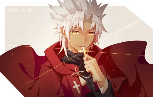 Взгляд, аниме, арт, парень, Fate/Apocrypha