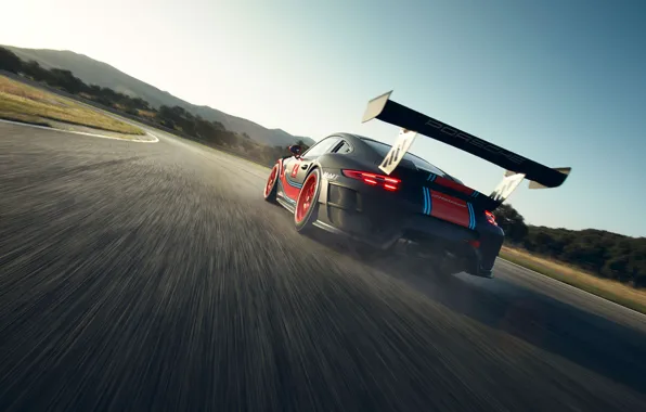 911, Porsche, вид сзади, 2018, GT2 RS, Clubsport