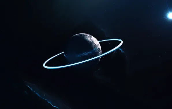 Планета, Космос, Туманность, Звезда, Кольцо, Star, Space, Planet