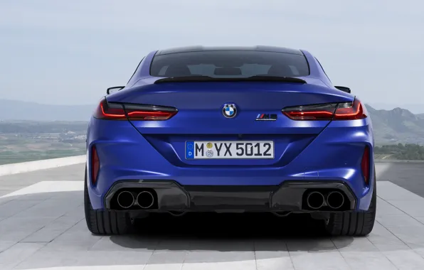 BMW, суперкар, вид сзади, Coupe, Competition, 2019, BMW M8, F92