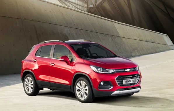Красный, Chevrolet, red, автомобиль, metallic, trax