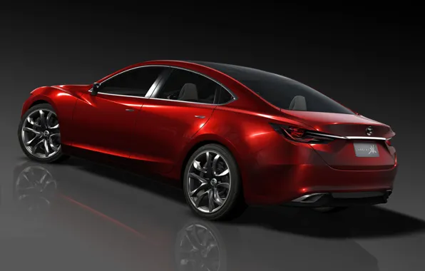 Красный, Авто, concept, Mazda