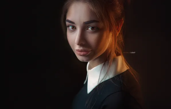 Картинка глаза, взгляд, портрет, Девушка, Alexander Drobkov-Light, Sue Tikhonova