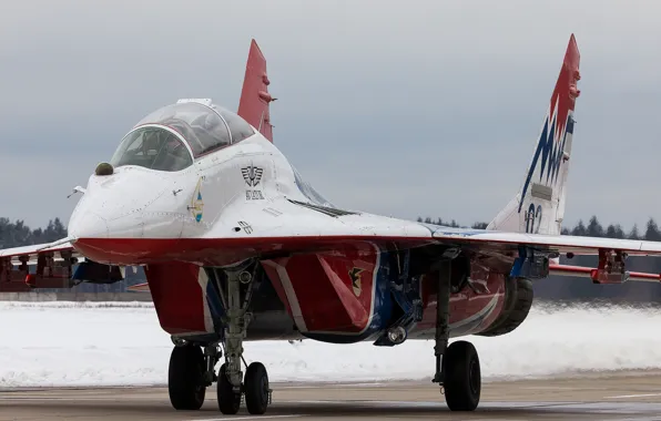 Истребитель, взлет, многоцелевой, MiG-29, МиГ-29, стрижи