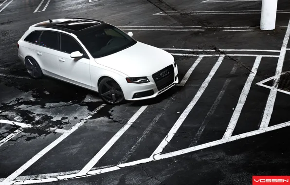 Audi, White, Vossen, A4/S4