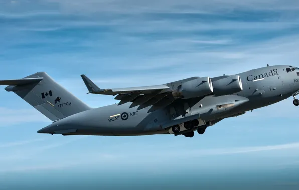 Небо, полёт, боевой самолёт, Boeing CC-177 Globemaster III