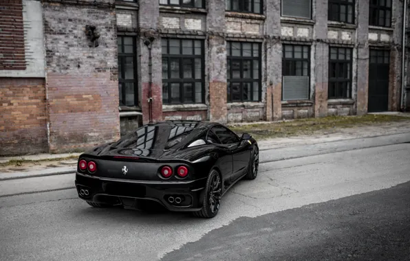 Ferrari, 360, modena, wall bricks
