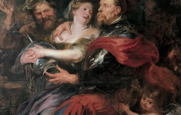 Картина, Питер Пауль Рубенс, мифология, Венера и Марс, Pieter Paul Rubens
