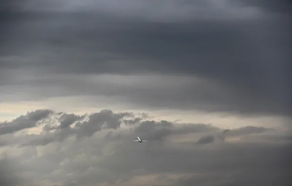 Картинка небо, самолёт, рейс MH17