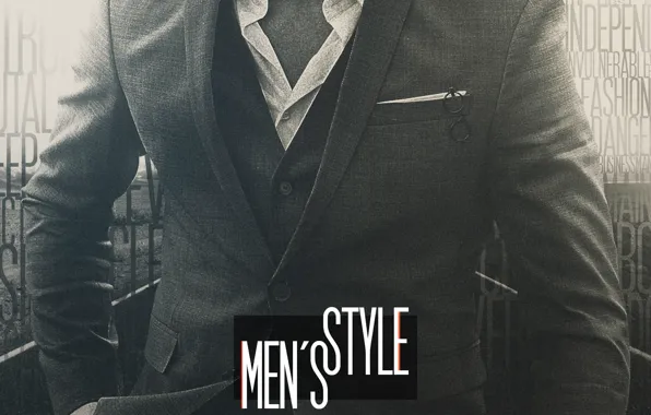 Стиль, Обои, Костюм, Арт, Мужчина, Style, Men, Крутой