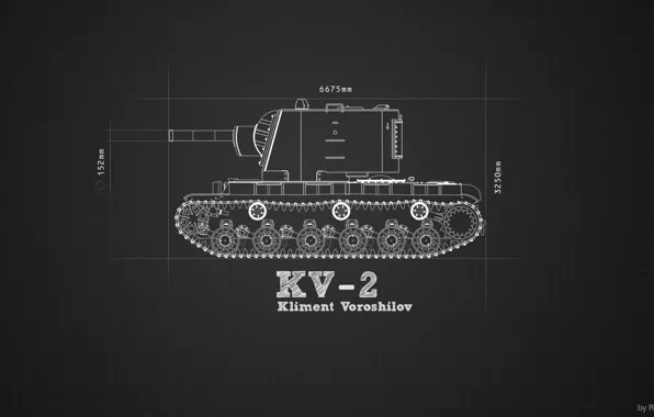 Информация, минимализм, танк, тяжелый, советский, КВ-2, Климент Ворошилов