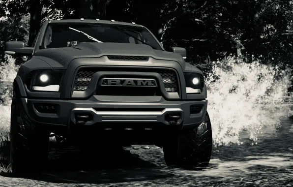 Dodge, Front, Game, Silver, Offroad, RAM, Filter, Xbox One X