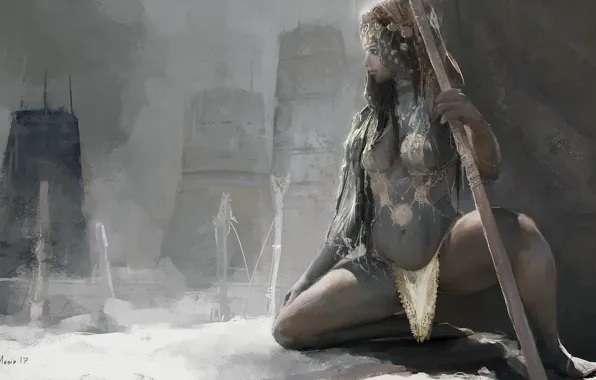 Башни, воительница, The Ash