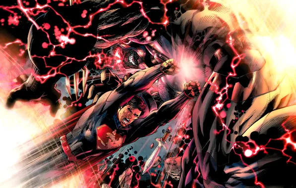 Картинка superman, супермен, dc comics, darkseid, дарксайд