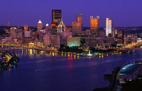 City, город, USA, Pennsylvania, Pittsburgh