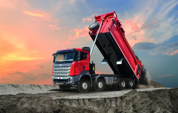 8x4, dump truck, BMC, Tuğra