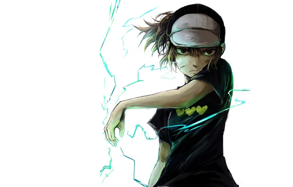 Арт, Anime, Белый Фон., Misaka Mikoto, To Aru Kagaku no Railgun