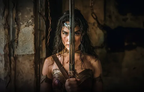 Картинка wonder woman, superheroes, enigmatic