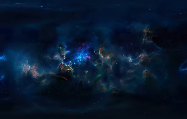 Space, nebula, galaxy