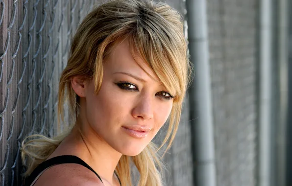 Картинка Hilary Duff, face, blonde