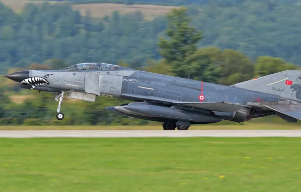 Истребитель, Посадка, F-4 Phantom II, Шасси, McDonnell Douglas F-4 Phantom II, ВВС Турции, ПТБ, McDonnell …