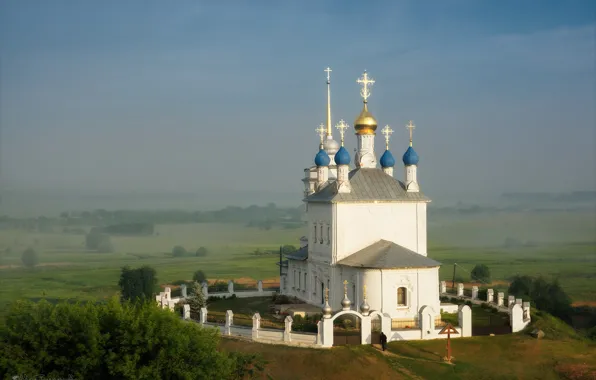 Лето, Тульская область, Фотограф Богорянов Алексей, церковь Успения Пресвятой Богородицы