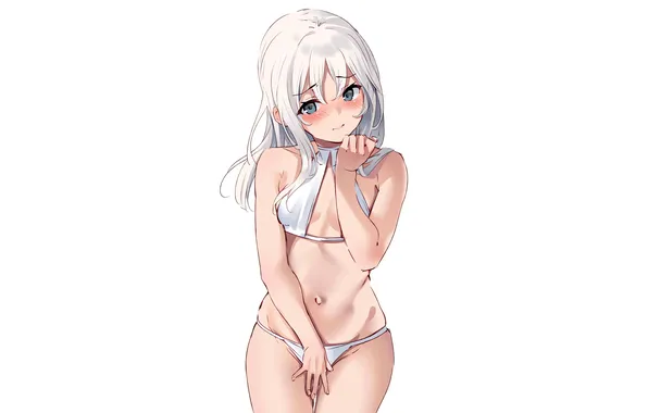 Girl, sexy, cleavage, long hair, boobs, anime, beautiful, pretty