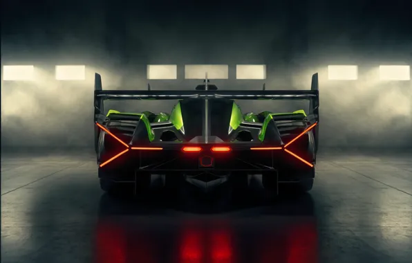 Lamborghini, rear view, Lamborghini SC63