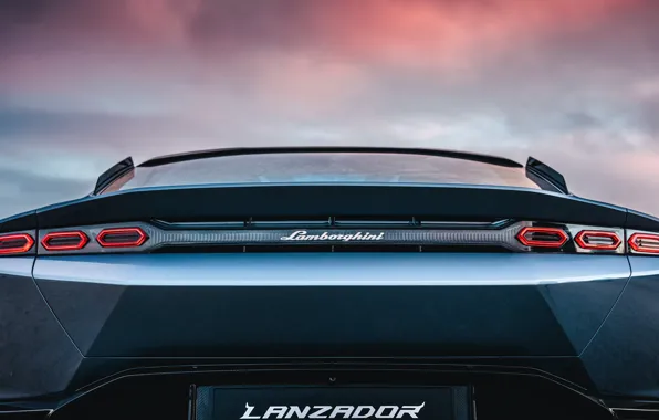 Lamborghini, close-up, badge, Lamborghini Lanzador Concept, Lanzador