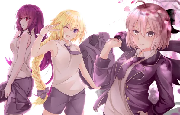 Девушки, anime, art, персонажи, Fate/Grand Order