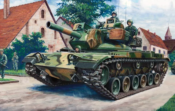 Основной боевой танк, Starship, M60A2, основной танк США, PATTON