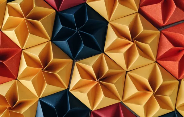 Картинка текстура, оригами, треугольник, Абстрактные