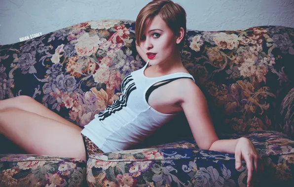 Девушка, трусики, майка, фотограф, girl, photography, photographer, Brian Storey