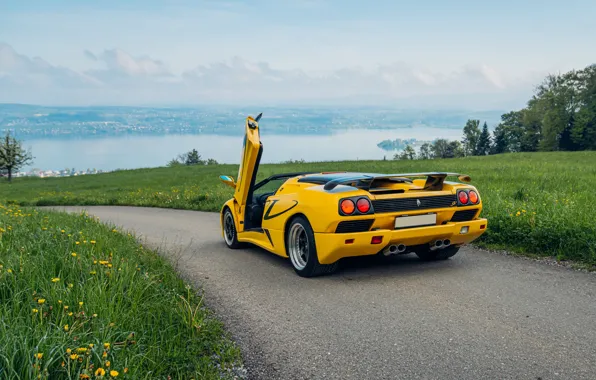 Lamborghini Diablo фары Слепые