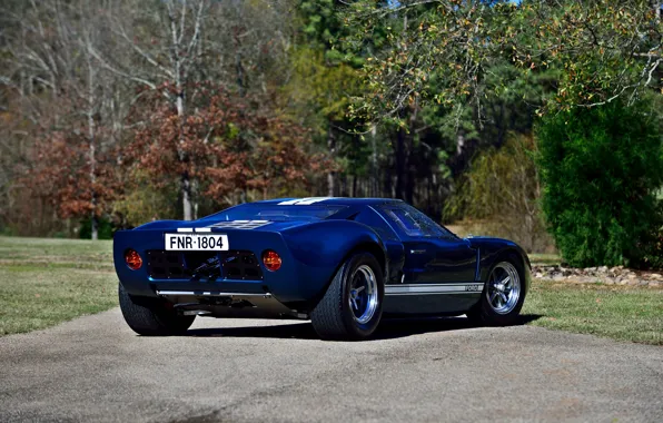 Ford, USA, Blue, 1965, GT40
