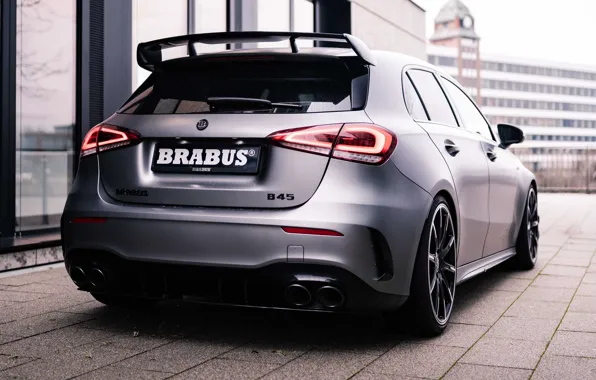 Mercedes-Benz, Mercedes, Brabus, AMG, Grey, A45, Rear, A45 AMG