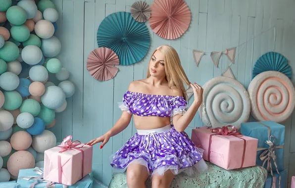 Картинка wall, model, blonde, Георгий Дьяков