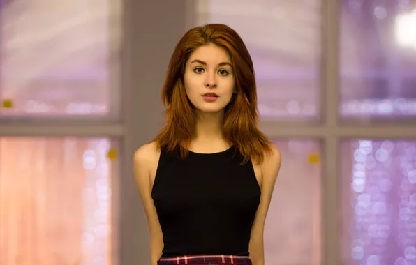 Девушка, Фото, Взгляд, Girl, Глаза, Рыжая, Beauty, Eyes